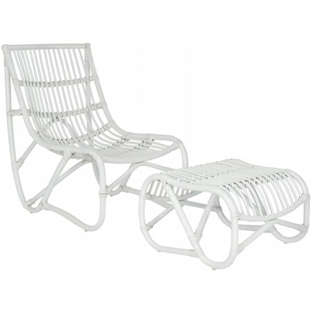 Safavieh Shenandoah Chair - White FOX6526A